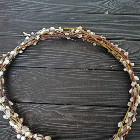 Pussy Willow Wreath Etsy