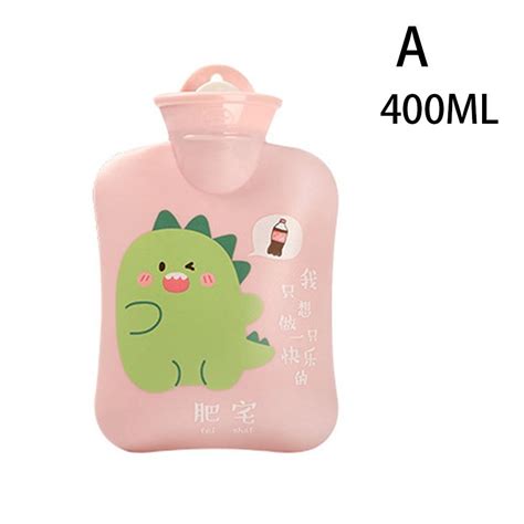 Washable Explosion Proof Cartoon Plush Winter Warm Hot Water Bottles Water Injection Hand Warmer