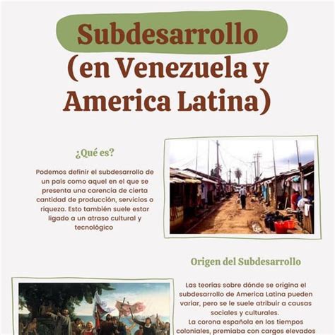 El Subdesarrollo En Venezuela Y Latinoamerica Pdf
