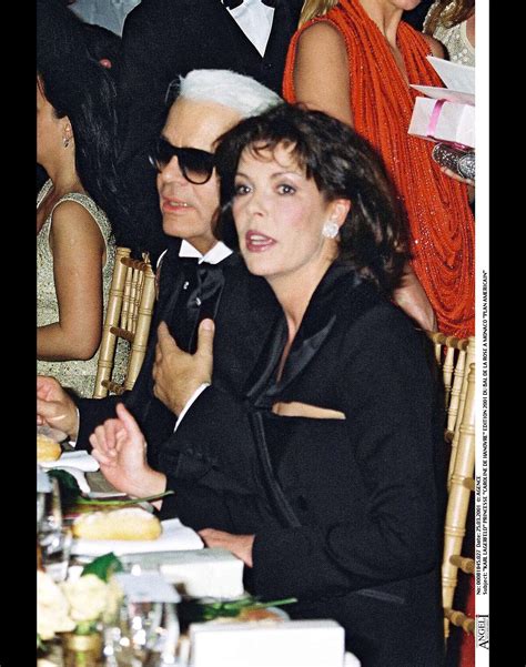 Photo Karl Lagerfeld Et La Princesse Caroline De Hanovre Caroline De