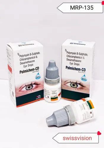 Allopathic Polymyxin B Sulphate Chloramphenicol And Dexamethasaone Eye