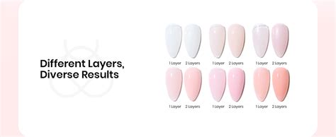Amazon Beetles Rubber Base Builder Nail Gel White Nude Pink Glitter French Tip Base Color