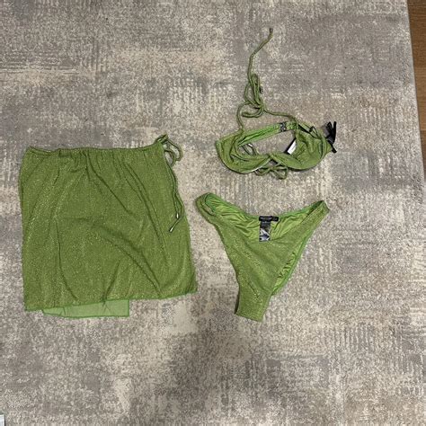 Bikini Set Sarong Missguided Never Worn Depop