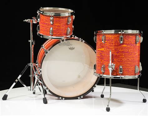 Ludwig Classic Maple Pro Beat 3pc Shell Pack 13 16 24 Mod Orange