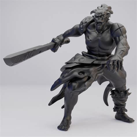 Hot Goblin オーク戦士B ミニチュア ホットゴブリン TRPG 蛮族