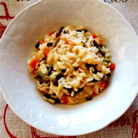 Risotto Primavera Con Zucchine Carote E Fagiolini DELIZIE IN PENTOLA