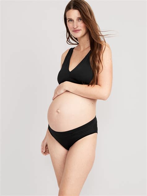 Maternity Pack No Show Low Rise Soft Knit Bikini Underwear Old Navy