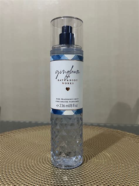 BBW Gingham Blue Beauty Personal Care Fragrance Deodorants On Carousell