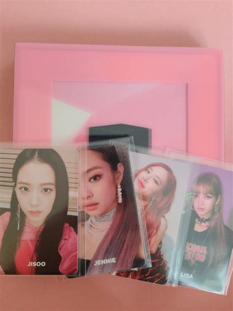 Blackpink Square Up PINK VER Set Hobbies Toys Memorabilia