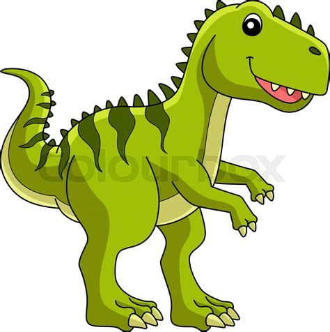 Giganotosaurus Dinosaur Cartoon Colored Clipart Stock Vector The Best Porn Website