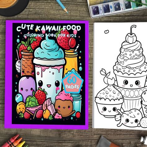 Food Coloring Book - Etsy