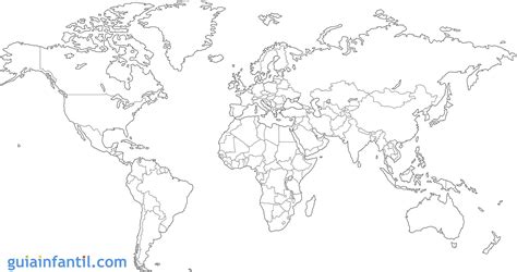 Mapamundi para niños de primaria - 5 mapas temáticos del mundo
