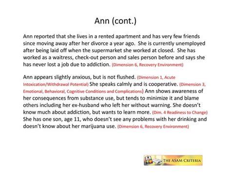 Implementing The Asam Criteria For Substance Use Disorders Ppt