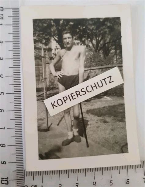 Original Foto Soldat Lazarett Nude Gay Halb Nackt Unterhose Eur Picclick De