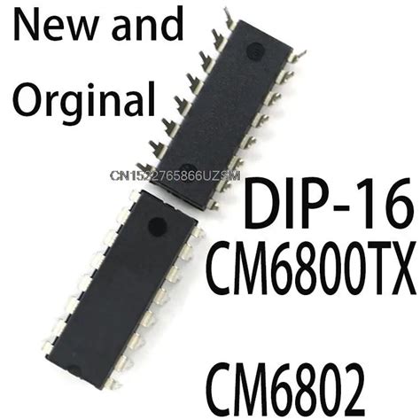 5PCS-New-and-Original-CM6800-DIP16-DIP-16-DIP-CM6802TAHX-DIP16 ...