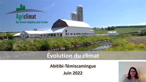 Évolution du climat Abitibi Témiscamingue YouTube