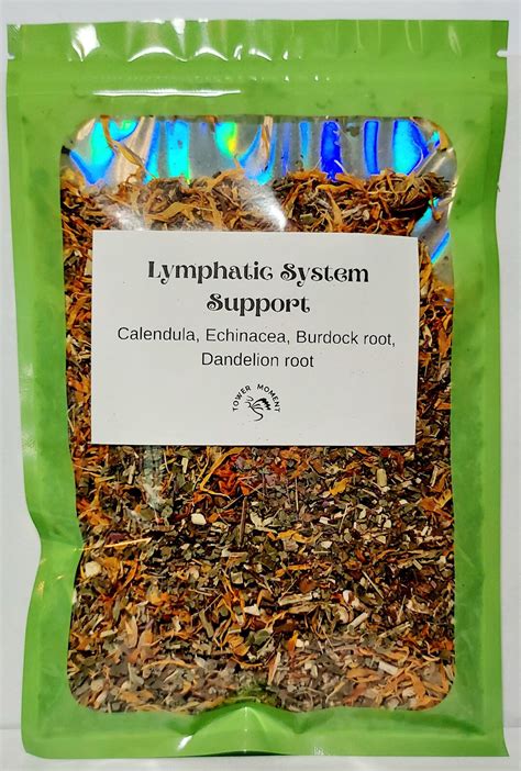 Lymphatic System Support Herbal Blend Loose Tea Organic Etsy