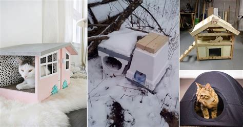 28 DIY Outdoor Cat House Ideas For Winters