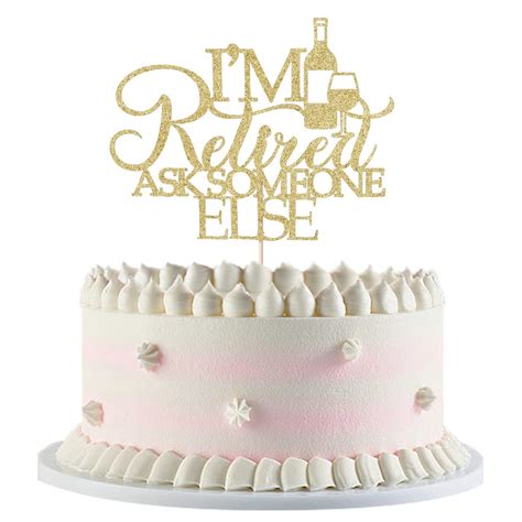 Buy Bekaterea Im Retired Cake Topper The Legend Has Retired