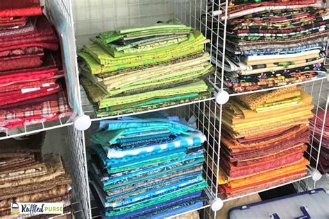 side  wrong side  fabric  ruffled purse