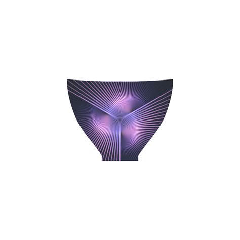 Purple Rays Custom Bikini Swimsuit Id D