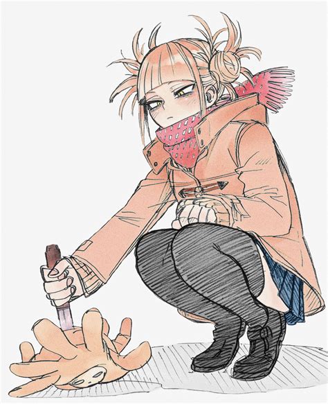 Kimiko — Colored Horikoshis Sketch Of Winter Toga For The Yandere