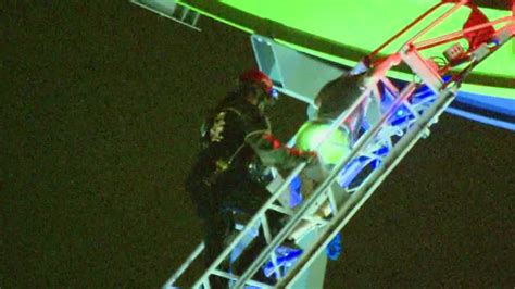 Students stuck for hours on Six Flags ride while storms blew through