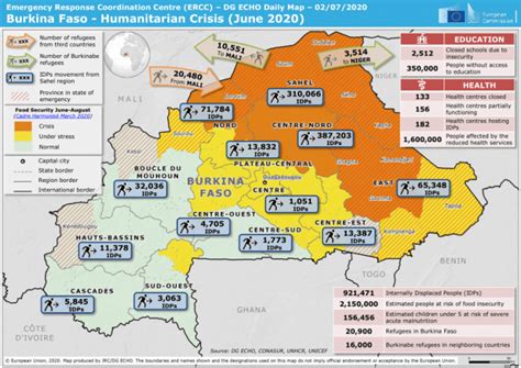 Burkina Faso - Humanitarian Crisis (June 2020) DG ECHO Daily Map – 02