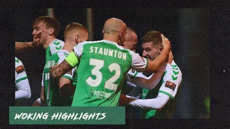 Highlights Yeovil Town 2 0 Woking Youtube