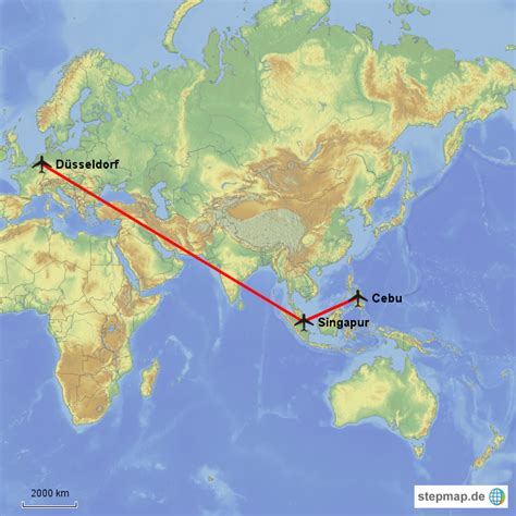 Stepmap Anreise Philippinen Landkarte F R Deutschland