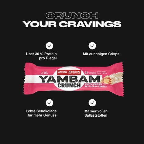 YAMBAM Crunch - crunchy protein snack for in between