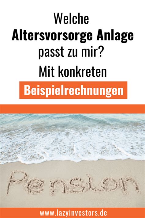Der Große Altersvorsorge Anlage Vergleich • Lazyinvestors Money Mindset Robo Advisors Investing