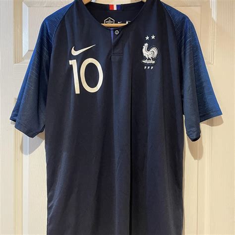 2018 Mbappe France Jersey🇫🇷 Authentic⚽️ Size XL ️ No... - Depop