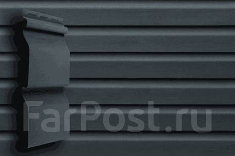 Виниловый сайдинг Grand Line Корабельный брус Графит 3 м, в наличии ...