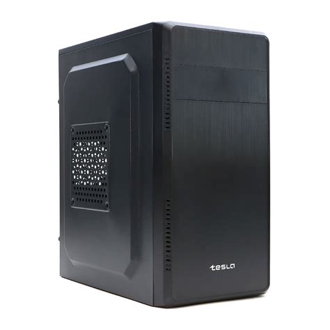 Купить Корпус TESLA 1703BM, mATX, Mini-Tower, черный, без БП (SL-1703 ...