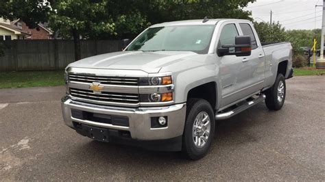 Chevrolet Silverado Hd Wd Double Cab Lt Silver Ice Metallic