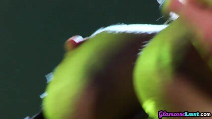 Glam Lingerie And High Heel Boots MILF Hitachi Masturbates