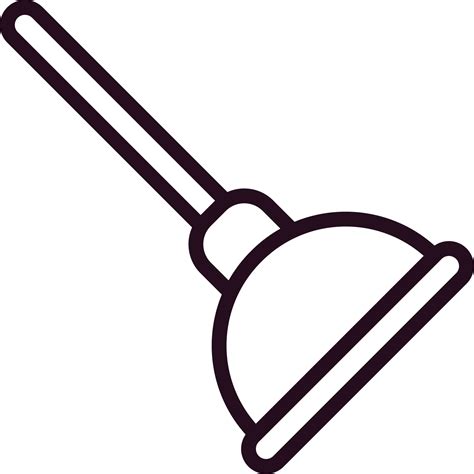 Plunger Vector Icon 19630035 Vector Art At Vecteezy
