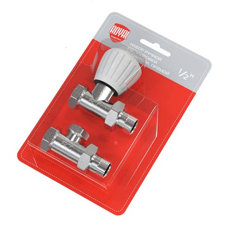 Набор ручной регулировки радиатора Royal Thermo, прямой 1/2 купить ...