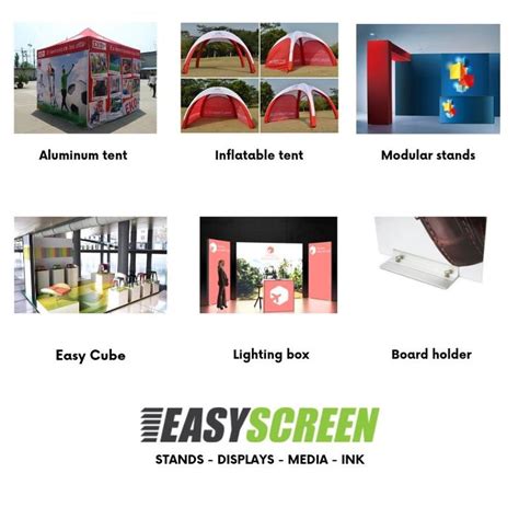 easyscreen display display tent display stand