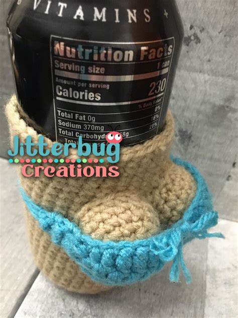 PDF Naked Woman Can Coozie Crochet Pattern Etsy