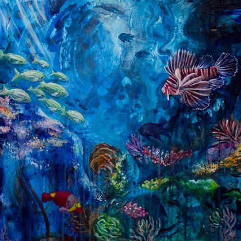 Underwater Painting Etsy