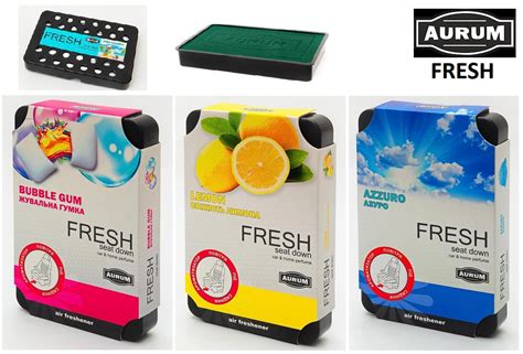 Ароматизатор AURUM FRESH (под сиденье) MiX (ID#1574410614), цена: 180 ...