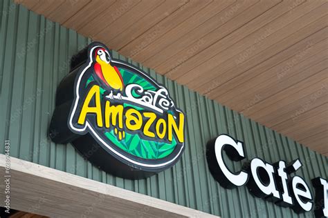 Bangkok Thailand July 2023 Cafe Amazon The Most Famous Coffee