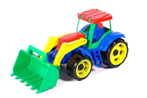 Игрушка KAROLINA TOYS, детский трактор с ковшом, 34 см — купить в ...