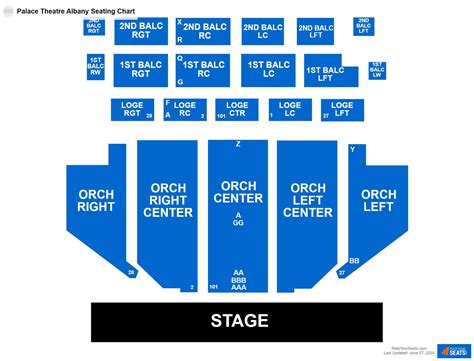 Palace Theatre Albany Seating Chart