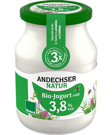 Bio Jogurt Mild Fett G Andechser Natur