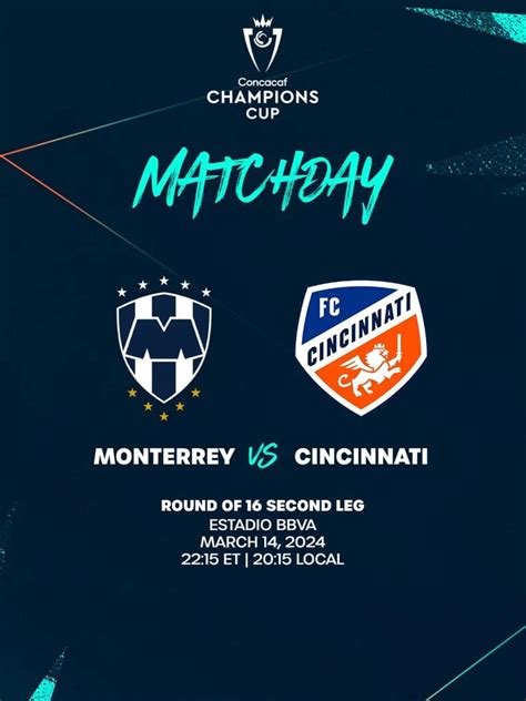 Monterrey Vs Cincinnati ¿a Qué Hora Y Dónde Ver En Vivo La Vuelta De