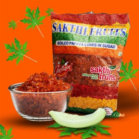 Candied Papaya Sakthi Fruits