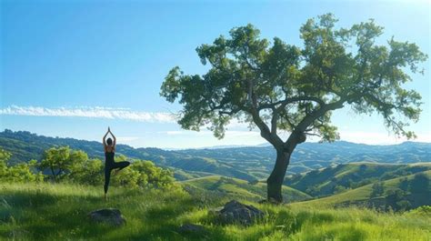 Premium Photo Mindfulness Tree Pose Yoga